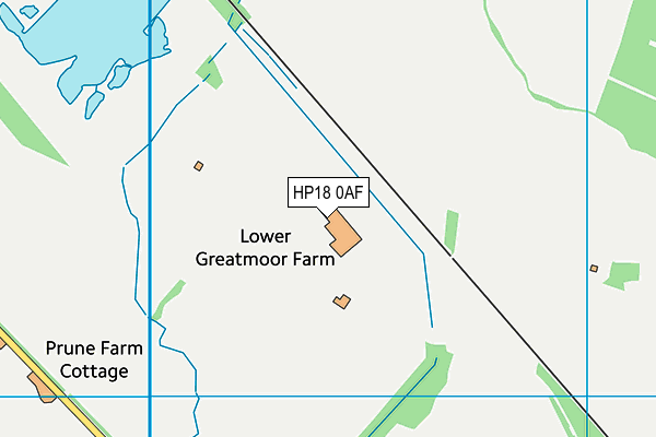HP18 0AF map - OS VectorMap District (Ordnance Survey) HP18 0AF map - OS VectorMap District (Ordnance Survey)