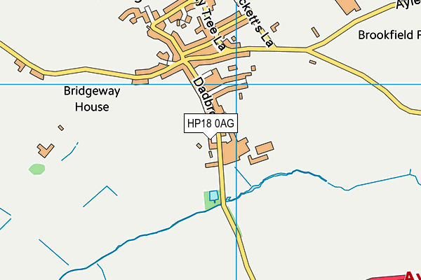 HP18 0AG map - OS VectorMap District (Ordnance Survey) HP18 0AG map - OS VectorMap District (Ordnance Survey)