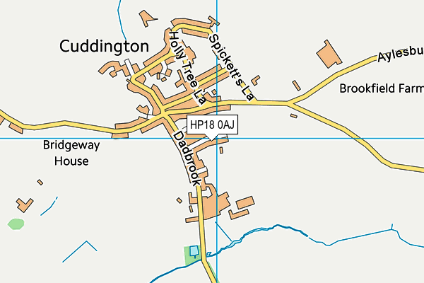 HP18 0AJ map - OS VectorMap District (Ordnance Survey) HP18 0AJ map - OS VectorMap District (Ordnance Survey)