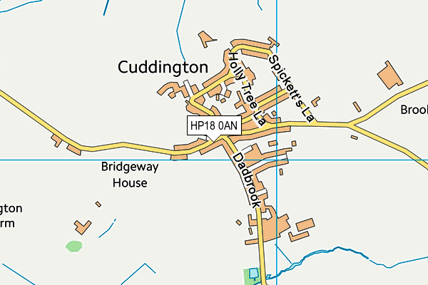 HP18 0AN map - OS VectorMap District (Ordnance Survey) HP18 0AN map - OS VectorMap District (Ordnance Survey)