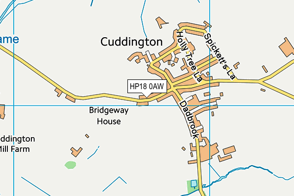 HP18 0AW map - OS VectorMap District (Ordnance Survey) HP18 0AW map - OS VectorMap District (Ordnance Survey)
