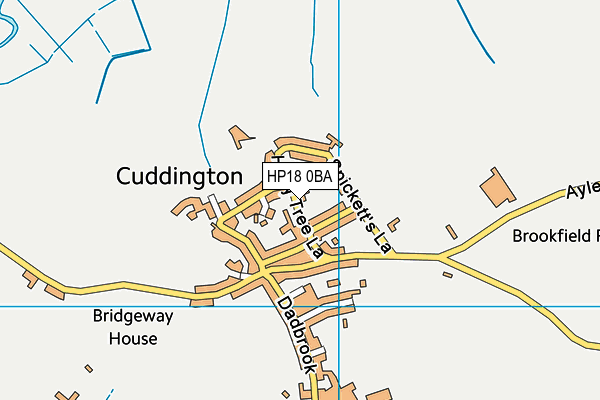 HP18 0BA map - OS VectorMap District (Ordnance Survey) HP18 0BA map - OS VectorMap District (Ordnance Survey)