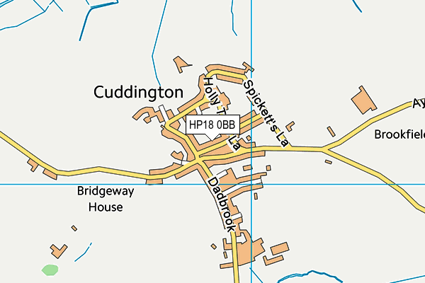 HP18 0BB map - OS VectorMap District (Ordnance Survey) HP18 0BB map - OS VectorMap District (Ordnance Survey)