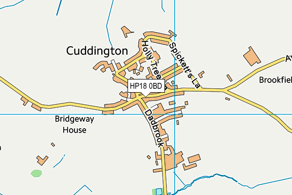 HP18 0BD map - OS VectorMap District (Ordnance Survey) HP18 0BD map - OS VectorMap District (Ordnance Survey)
