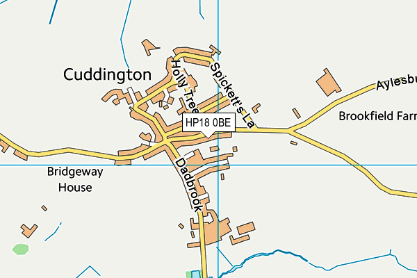 HP18 0BE map - OS VectorMap District (Ordnance Survey) HP18 0BE map - OS VectorMap District (Ordnance Survey)