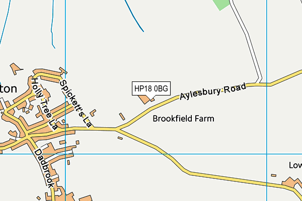 HP18 0BG map - OS VectorMap District (Ordnance Survey) HP18 0BG map - OS VectorMap District (Ordnance Survey)