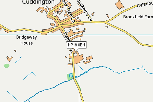 HP18 0BH map - OS VectorMap District (Ordnance Survey) HP18 0BH map - OS VectorMap District (Ordnance Survey)