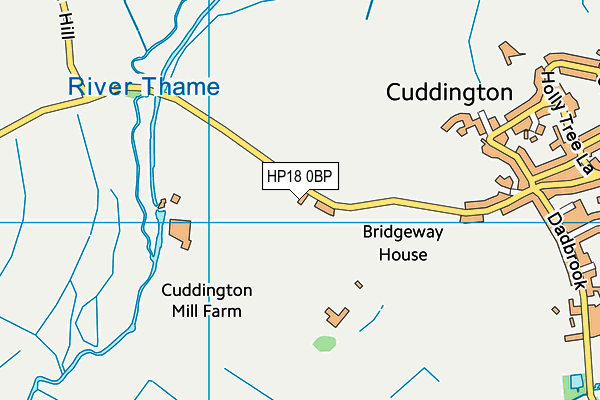 HP18 0BP map - OS VectorMap District (Ordnance Survey) HP18 0BP map - OS VectorMap District (Ordnance Survey)