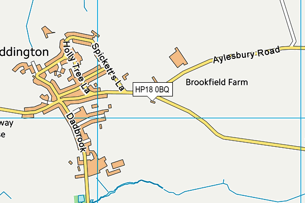 HP18 0BQ map - OS VectorMap District (Ordnance Survey) HP18 0BQ map - OS VectorMap District (Ordnance Survey)