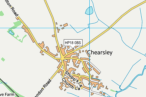 HP18 0BS map - OS VectorMap District (Ordnance Survey) HP18 0BS map - OS VectorMap District (Ordnance Survey)