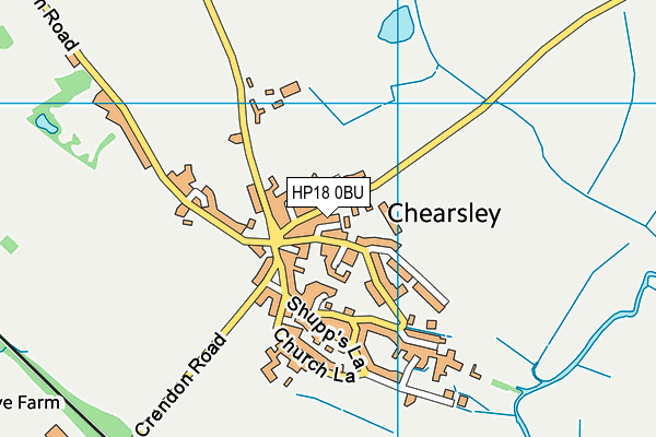 HP18 0BU map - OS VectorMap District (Ordnance Survey) HP18 0BU map - OS VectorMap District (Ordnance Survey)