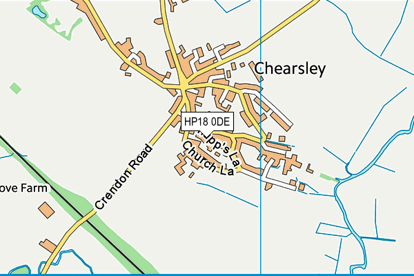HP18 0DE map - OS VectorMap District (Ordnance Survey) HP18 0DE map - OS VectorMap District (Ordnance Survey)
