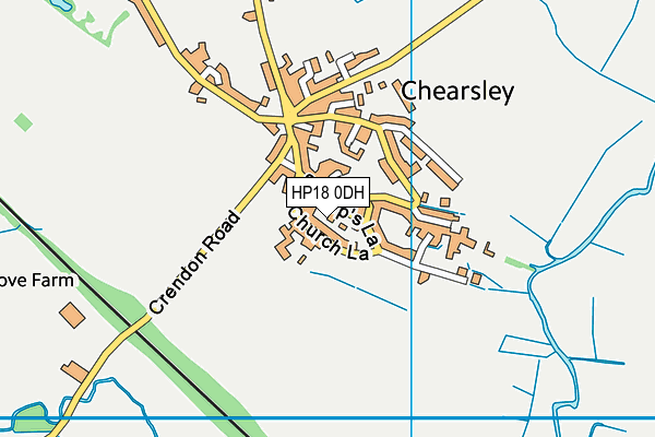 HP18 0DH map - OS VectorMap District (Ordnance Survey) HP18 0DH map - OS VectorMap District (Ordnance Survey)