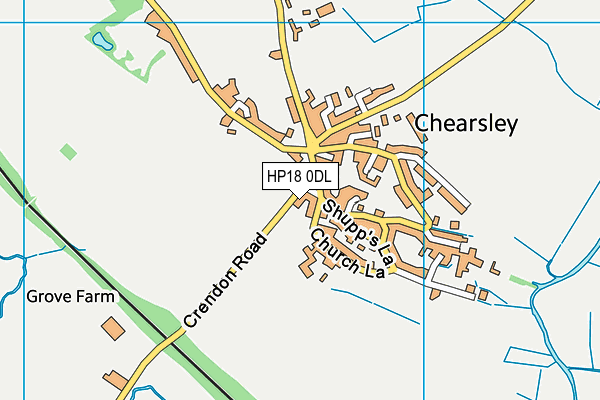 HP18 0DL map - OS VectorMap District (Ordnance Survey) HP18 0DL map - OS VectorMap District (Ordnance Survey)