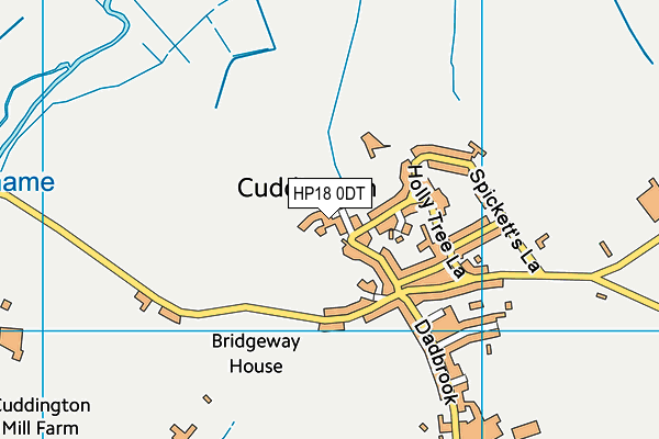 HP18 0DT map - OS VectorMap District (Ordnance Survey) HP18 0DT map - OS VectorMap District (Ordnance Survey)