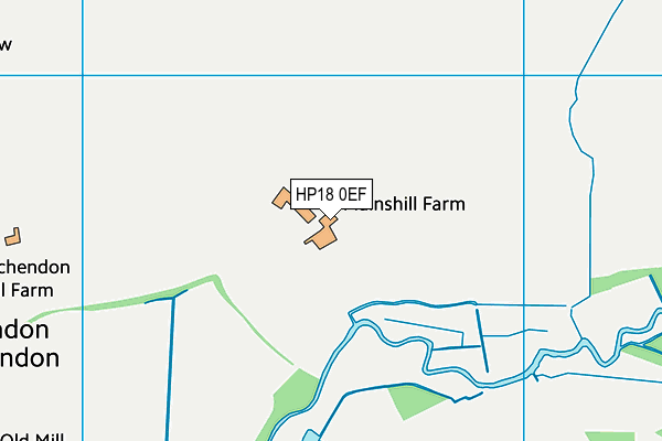 HP18 0EF map - OS VectorMap District (Ordnance Survey) HP18 0EF map - OS VectorMap District (Ordnance Survey)