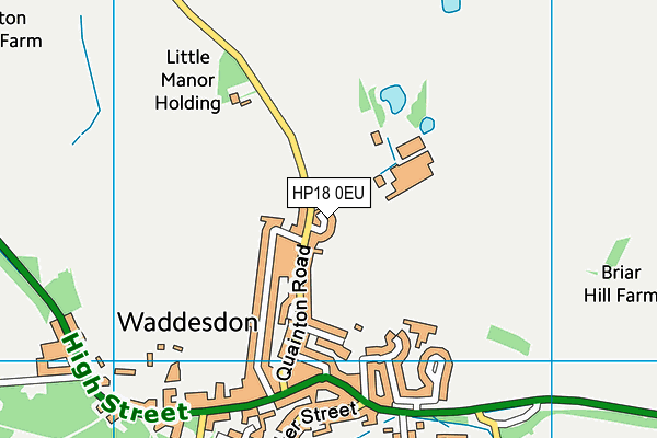 HP18 0EU map - OS VectorMap District (Ordnance Survey) HP18 0EU map - OS VectorMap District (Ordnance Survey)