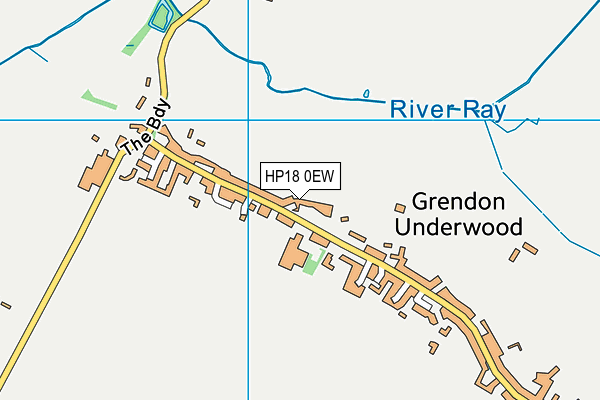 HP18 0EW map - OS VectorMap District (Ordnance Survey) HP18 0EW map - OS VectorMap District (Ordnance Survey)