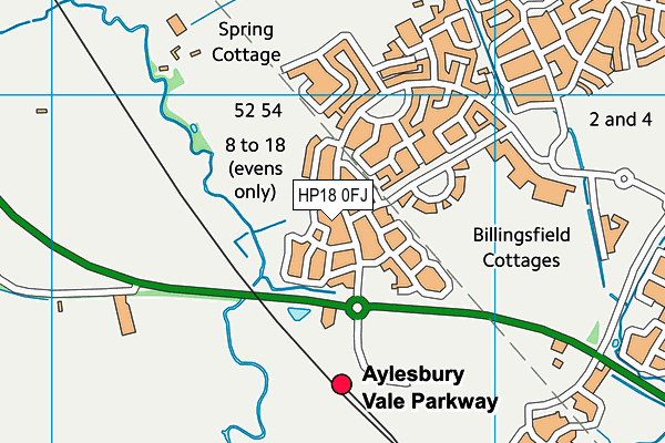 HP18 0FJ map - OS VectorMap District (Ordnance Survey) HP18 0FJ map - OS VectorMap District (Ordnance Survey)