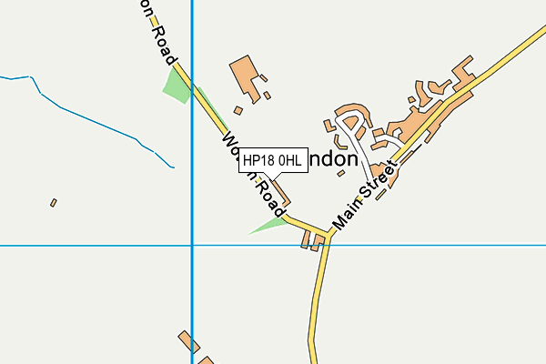 HP18 0HL map - OS VectorMap District (Ordnance Survey) HP18 0HL map - OS VectorMap District (Ordnance Survey)