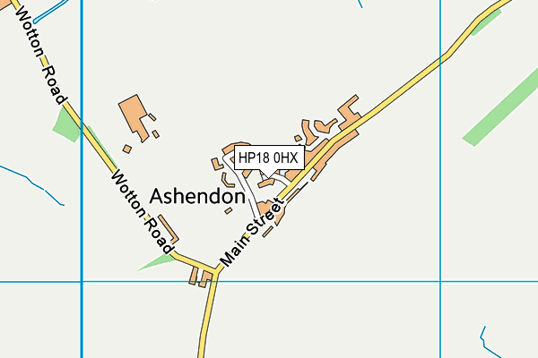 HP18 0HX map - OS VectorMap District (Ordnance Survey) HP18 0HX map - OS VectorMap District (Ordnance Survey)
