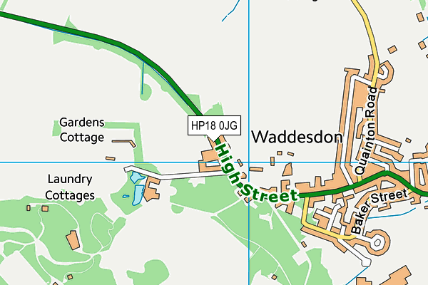 HP18 0JG map - OS VectorMap District (Ordnance Survey) HP18 0JG map - OS VectorMap District (Ordnance Survey)