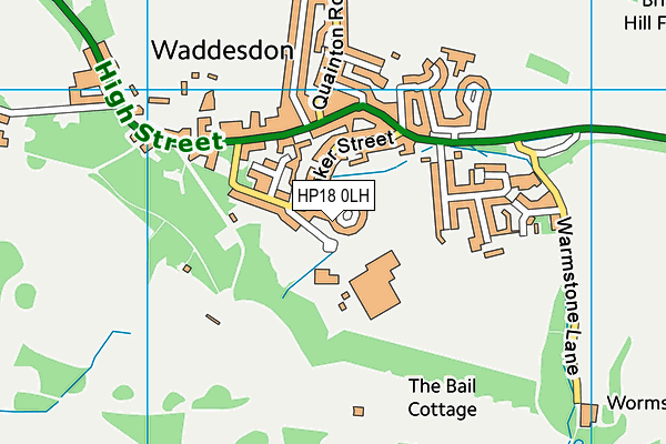 HP18 0LH map - OS VectorMap District (Ordnance Survey) HP18 0LH map - OS VectorMap District (Ordnance Survey)