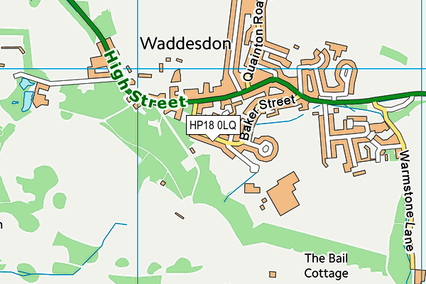 HP18 0LQ map - OS VectorMap District (Ordnance Survey) HP18 0LQ map - OS VectorMap District (Ordnance Survey)