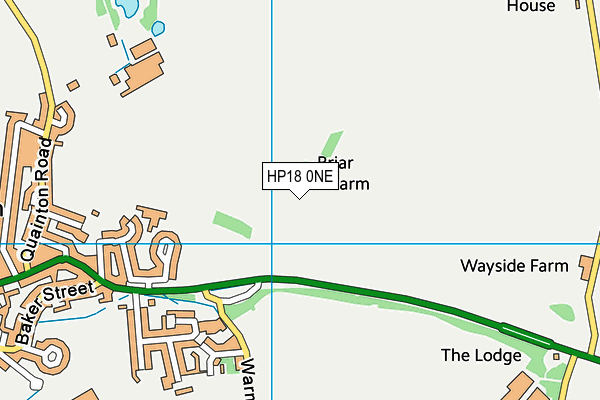 HP18 0NE map - OS VectorMap District (Ordnance Survey) HP18 0NE map - OS VectorMap District (Ordnance Survey)