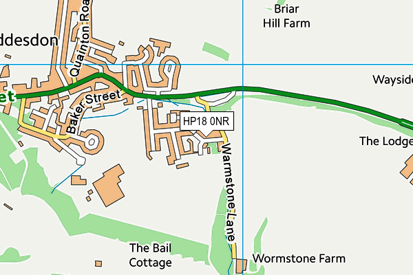 HP18 0NR map - OS VectorMap District (Ordnance Survey) HP18 0NR map - OS VectorMap District (Ordnance Survey)