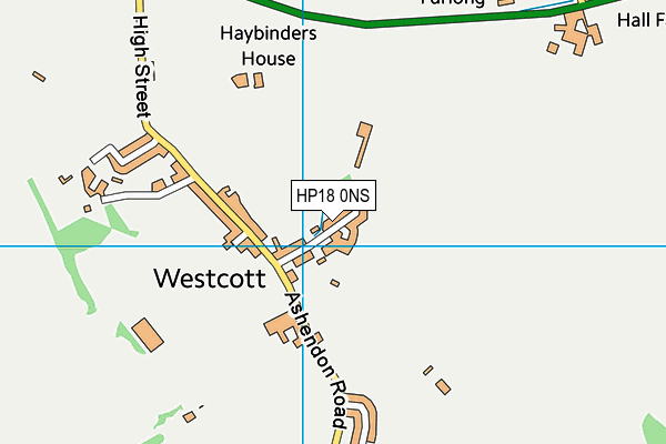 HP18 0NS map - OS VectorMap District (Ordnance Survey) HP18 0NS map - OS VectorMap District (Ordnance Survey)