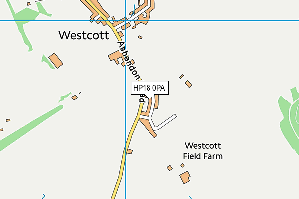 HP18 0PA map - OS VectorMap District (Ordnance Survey) HP18 0PA map - OS VectorMap District (Ordnance Survey)