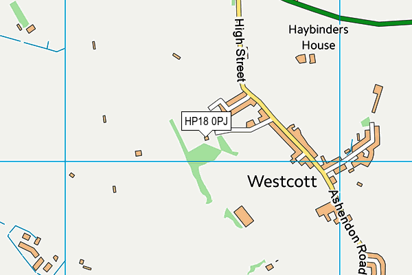 HP18 0PJ map - OS VectorMap District (Ordnance Survey) HP18 0PJ map - OS VectorMap District (Ordnance Survey)