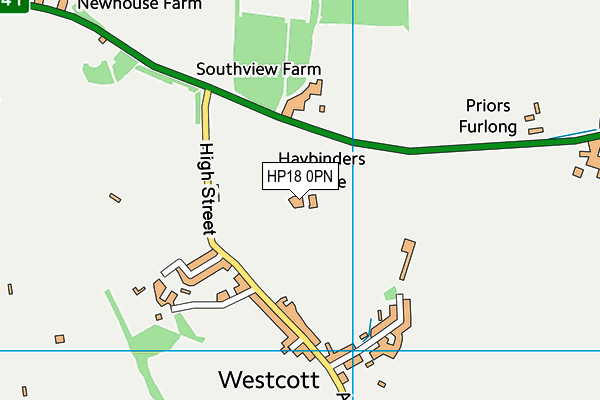 HP18 0PN map - OS VectorMap District (Ordnance Survey) HP18 0PN map - OS VectorMap District (Ordnance Survey)
