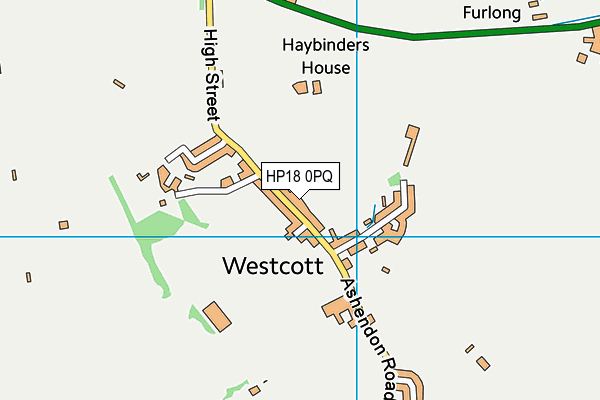 HP18 0PQ map - OS VectorMap District (Ordnance Survey) HP18 0PQ map - OS VectorMap District (Ordnance Survey)