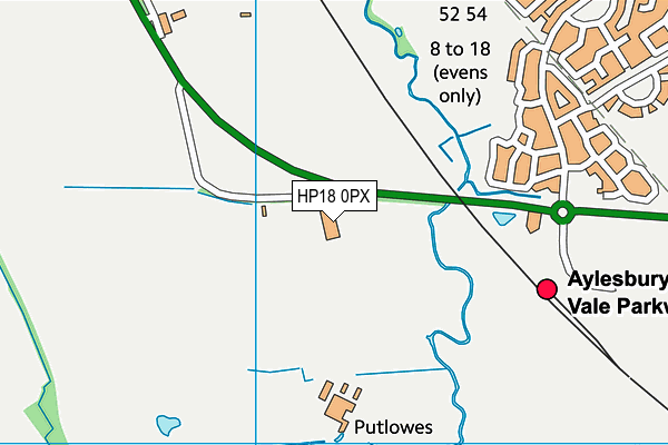 HP18 0PX map - OS VectorMap District (Ordnance Survey) HP18 0PX map - OS VectorMap District (Ordnance Survey)