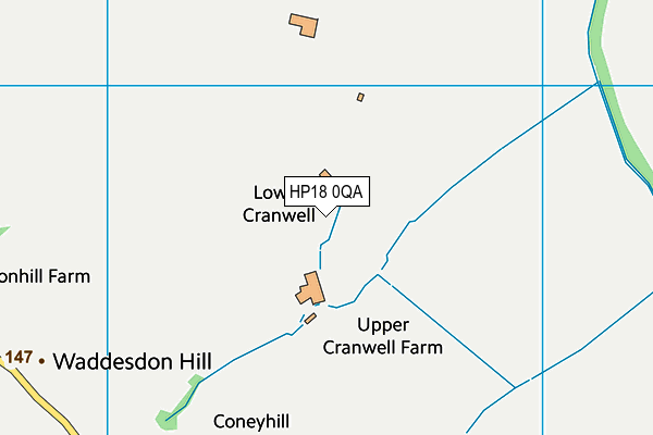 HP18 0QA map - OS VectorMap District (Ordnance Survey) HP18 0QA map - OS VectorMap District (Ordnance Survey)
