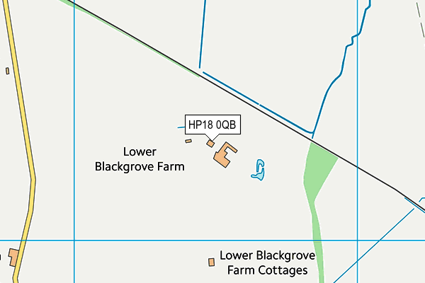 HP18 0QB map - OS VectorMap District (Ordnance Survey) HP18 0QB map - OS VectorMap District (Ordnance Survey)