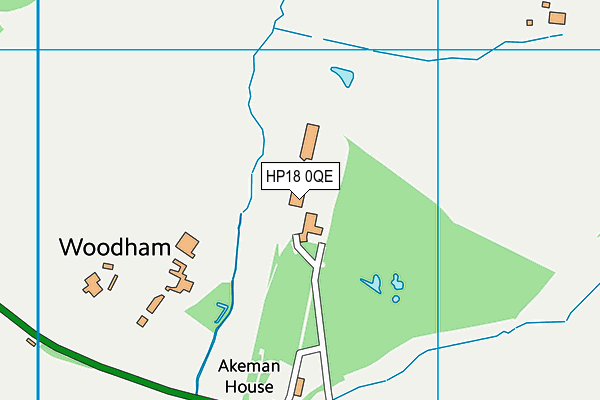 HP18 0QE map - OS VectorMap District (Ordnance Survey) HP18 0QE map - OS VectorMap District (Ordnance Survey)