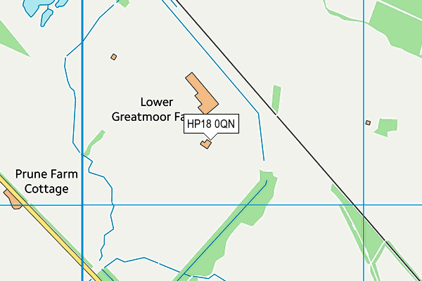 HP18 0QN map - OS VectorMap District (Ordnance Survey) HP18 0QN map - OS VectorMap District (Ordnance Survey)