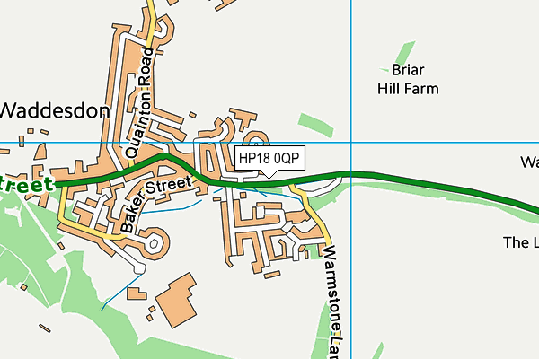 HP18 0QP map - OS VectorMap District (Ordnance Survey) HP18 0QP map - OS VectorMap District (Ordnance Survey)