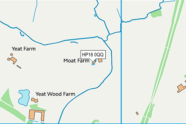 HP18 0QQ map - OS VectorMap District (Ordnance Survey) HP18 0QQ map - OS VectorMap District (Ordnance Survey)