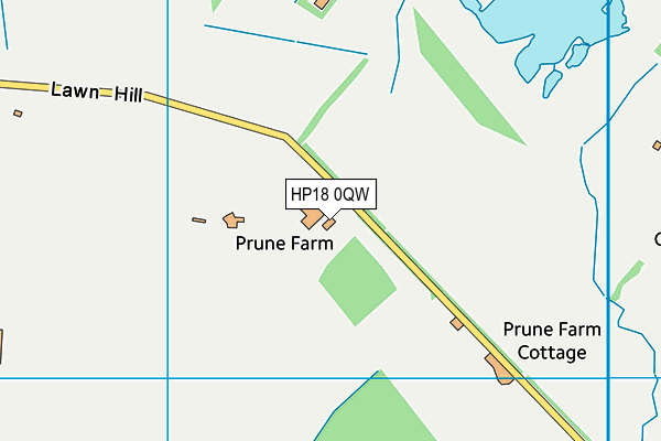 HP18 0QW map - OS VectorMap District (Ordnance Survey) HP18 0QW map - OS VectorMap District (Ordnance Survey)