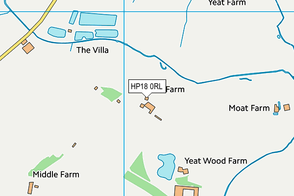 HP18 0RL map - OS VectorMap District (Ordnance Survey) HP18 0RL map - OS VectorMap District (Ordnance Survey)