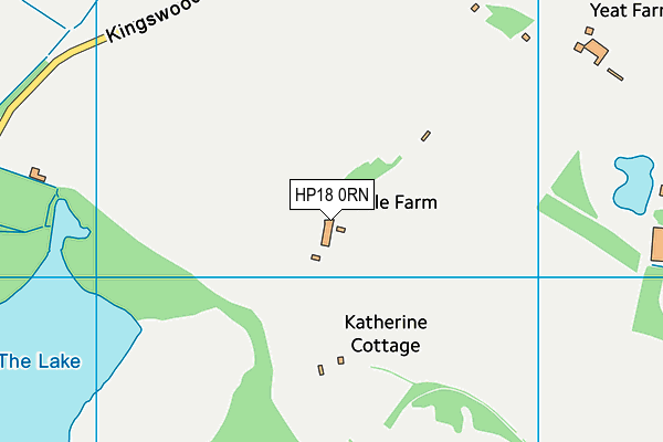 HP18 0RN map - OS VectorMap District (Ordnance Survey) HP18 0RN map - OS VectorMap District (Ordnance Survey)