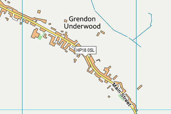 HP18 0SL map - OS VectorMap District (Ordnance Survey) HP18 0SL map - OS VectorMap District (Ordnance Survey)