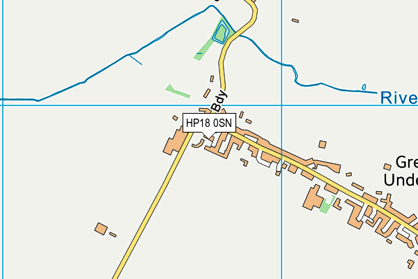 HP18 0SN map - OS VectorMap District (Ordnance Survey) HP18 0SN map - OS VectorMap District (Ordnance Survey)