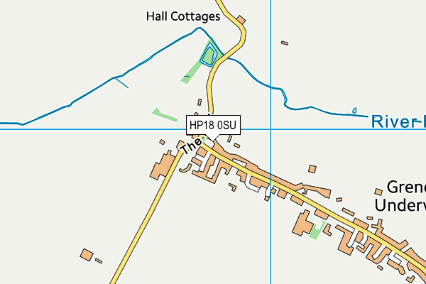 HP18 0SU map - OS VectorMap District (Ordnance Survey) HP18 0SU map - OS VectorMap District (Ordnance Survey)
