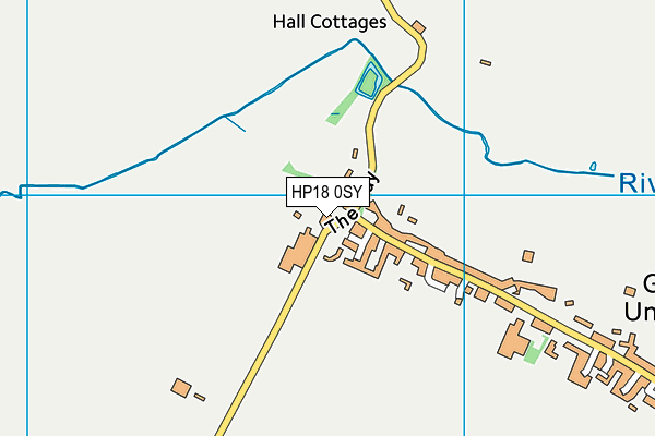 HP18 0SY map - OS VectorMap District (Ordnance Survey) HP18 0SY map - OS VectorMap District (Ordnance Survey)