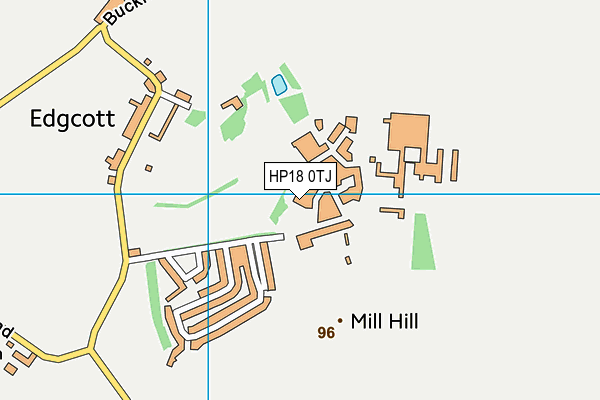 HP18 0TJ map - OS VectorMap District (Ordnance Survey) HP18 0TJ map - OS VectorMap District (Ordnance Survey)